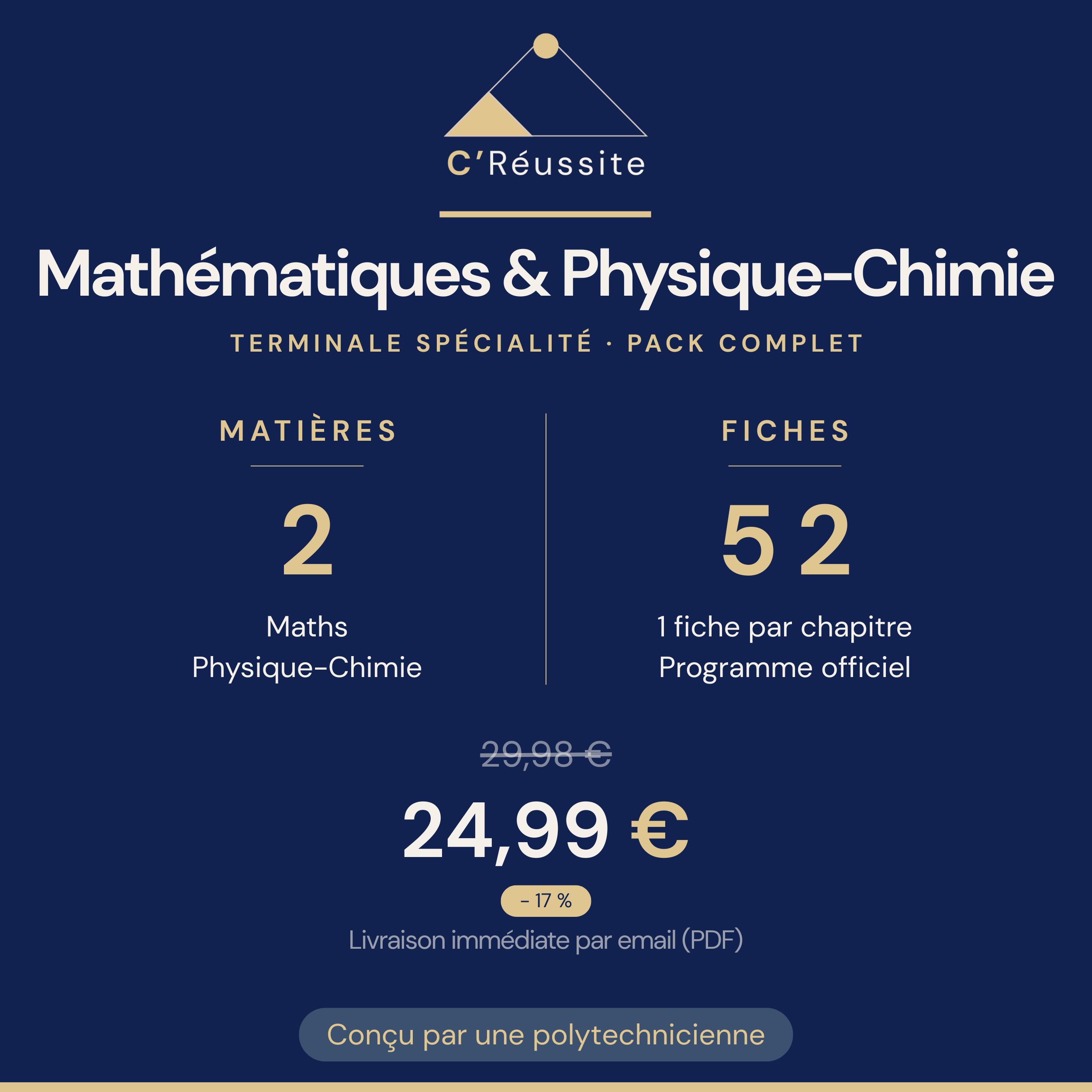 Aperçu pack fiches maths physique-chimie terminale, page 3
